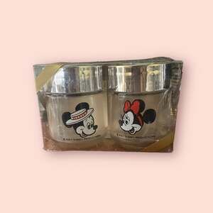 Vintage Disney Mickey and Minnie Mouse Salt & Pepper Shakers New in Box